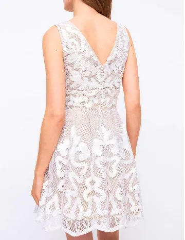 Rochie scurta Coast, crem/alb