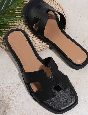 Slapi SHEIN, negru