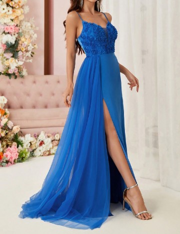 Rochie lunga SHEIN, albastru