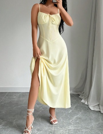Rochie medie SHEIN, galben