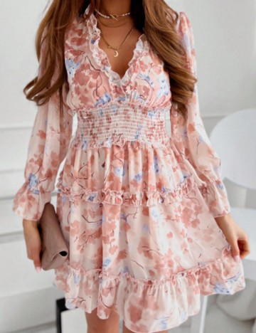 Rochie scurta SHEIN, roz