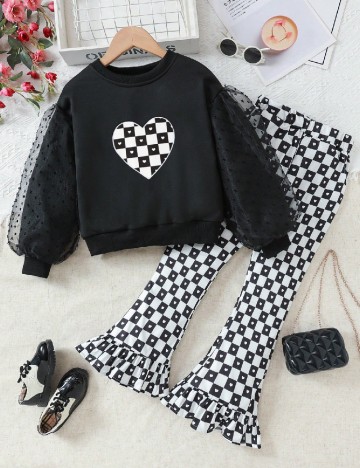 Compleu Shein Kids, negru