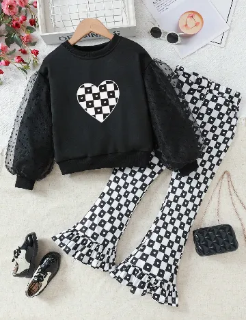 Compleu Shein Kids, negru