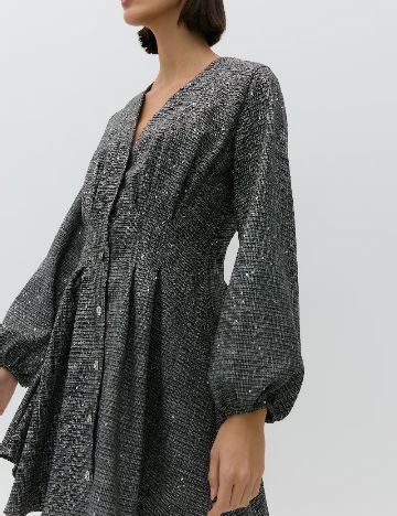 Rochie scurta Reserved, gri