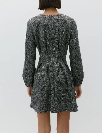 Rochie scurta Reserved, gri