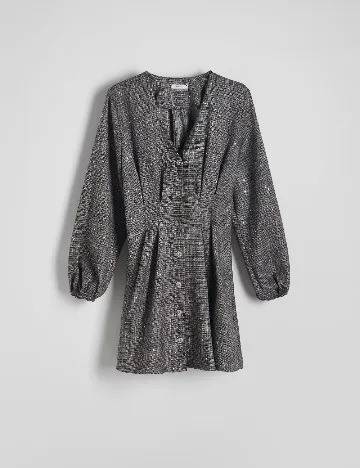 Rochie scurta Reserved, gri