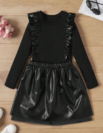 Compleu Shein Kids, negru