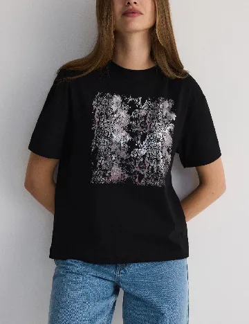 Tricou Reserved, negru