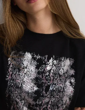 Tricou Reserved, negru