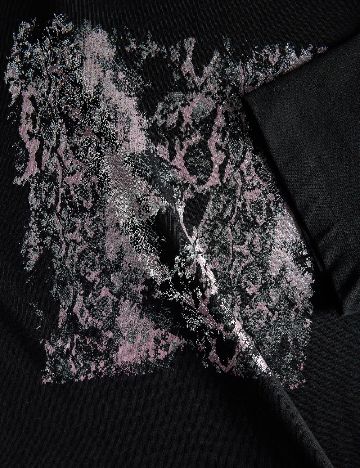 Tricou Reserved, negru