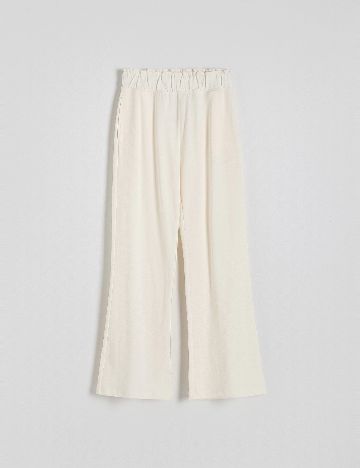 Pantaloni Reserved, crem