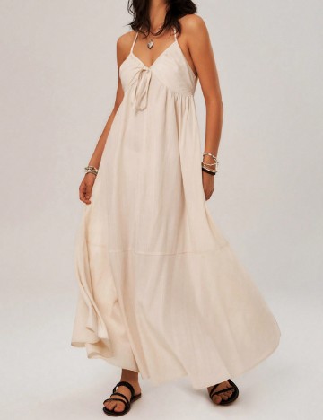 Rochie lunga SHEIN, crem