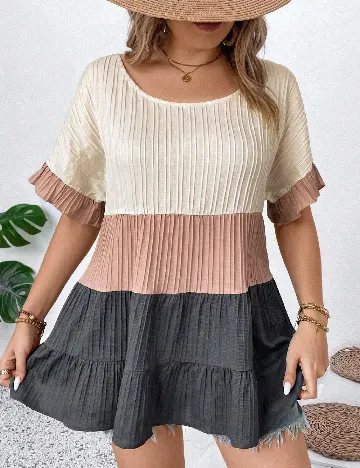 Bluza SHEIN CURVE, mix culori