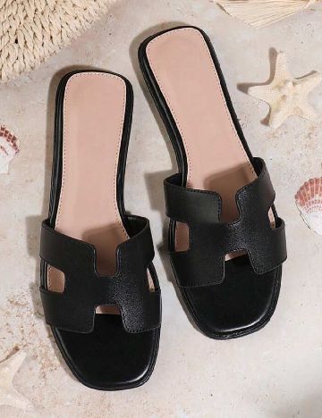 Slapi SHEIN, negru