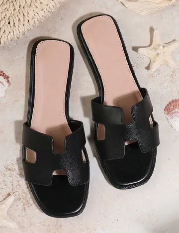 Slapi SHEIN, negru