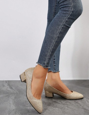Pantofi SHEIN, auriu