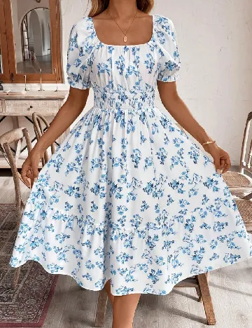 Rochie medie SHEIN, alb
