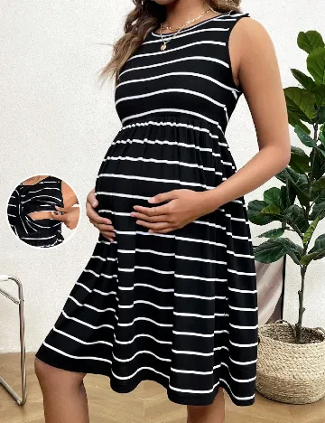 Rochie scurta SHEIN Maternity, negru