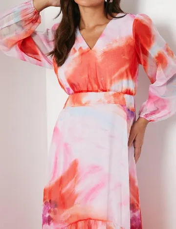 Rochie lunga Coast, mix culori
