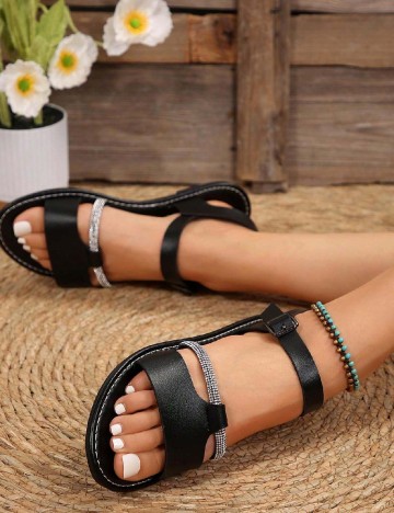 Sandale SHEIN, negru