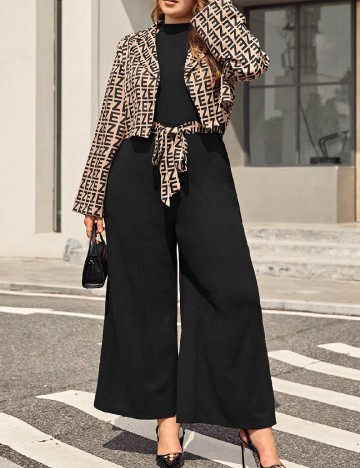Compleu SHEIN CURVE, negru