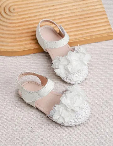 Pantofi Shein Kids, alb