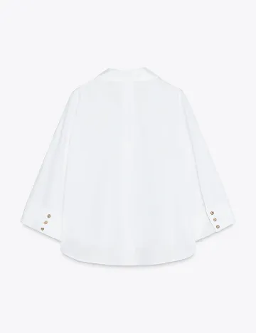 Camasa Oversize Zara, alb