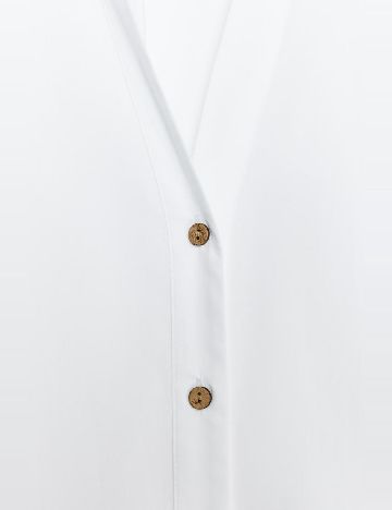 Camasa Oversize Zara, alb