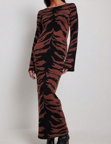 Rochie lunga SHEIN, maro