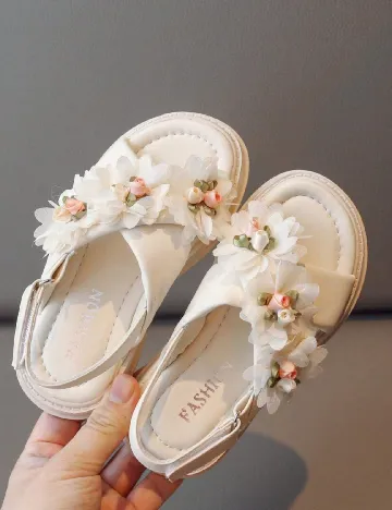 Sandale Shein Kids, crem