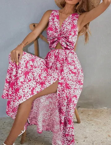 Rochie lunga SHEIN, roz