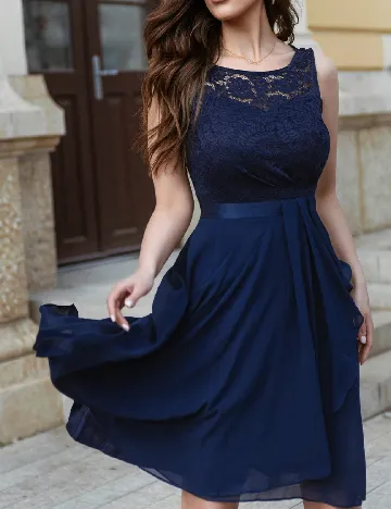 Rochie scurta Miusol, albastru