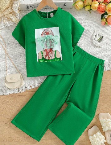 Compleu Shein Kids, verde