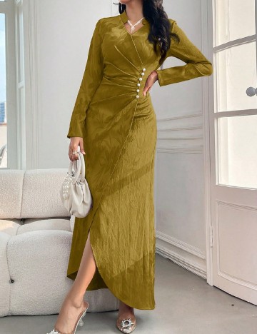 Rochie lunga SHEIN, verde