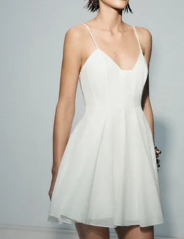 Rochie scurta Zara, alb