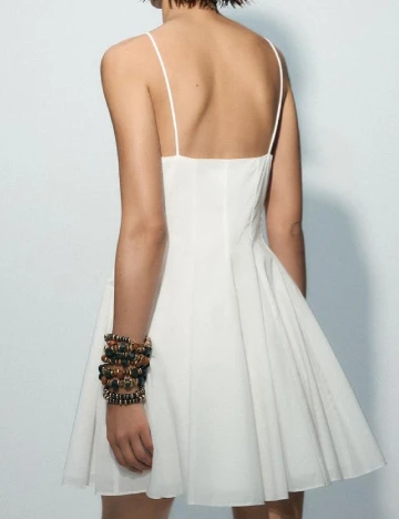 Rochie scurta Zara, alb