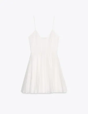 Rochie scurta Zara, alb