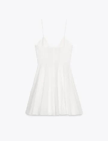 Rochie scurta Zara, alb