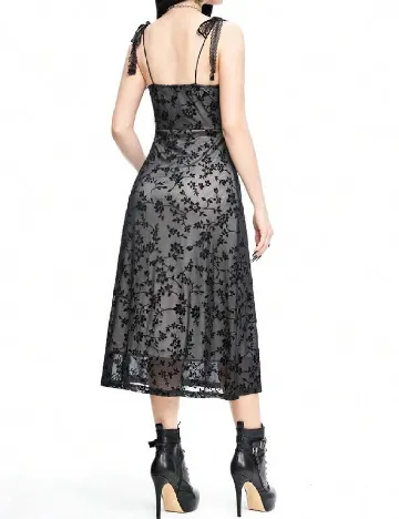 Rochie medie Romwe, negru