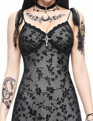 Rochie medie Romwe, negru
