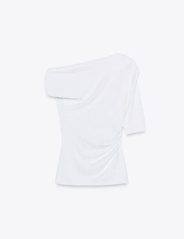 Bluza Zara, alb