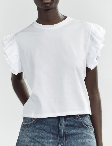 Tricou Zara, alb