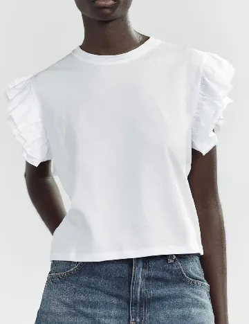 Tricou Zara, alb