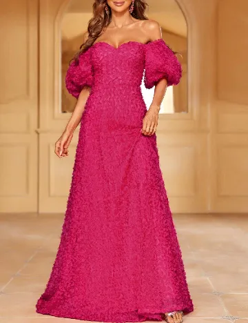 Rochie lunga Faeriesty, roz