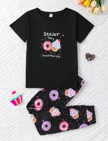 Pijama Shein Kids, negru