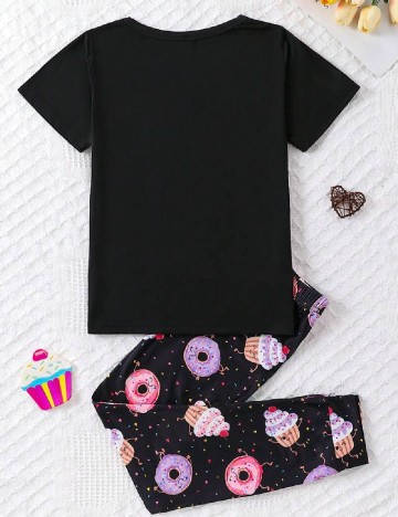 Pijama Shein Kids, negru