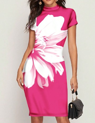 Rochie scurta SHEIN, roz