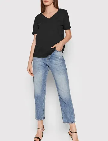 Tricou Pieces, negru