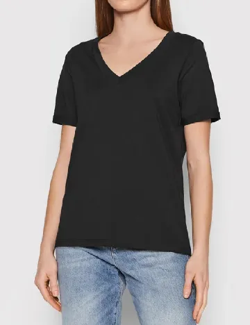 Tricou Pieces, negru