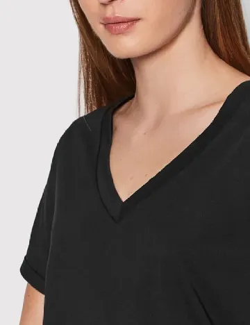 Tricou Pieces, negru